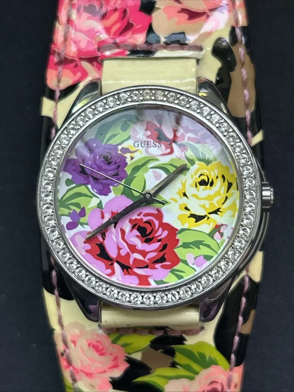 Guess Floral And Cheetah Print Women’s Quartz Watch